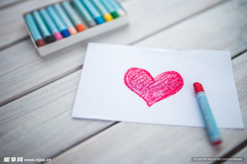 蜡笔爱心