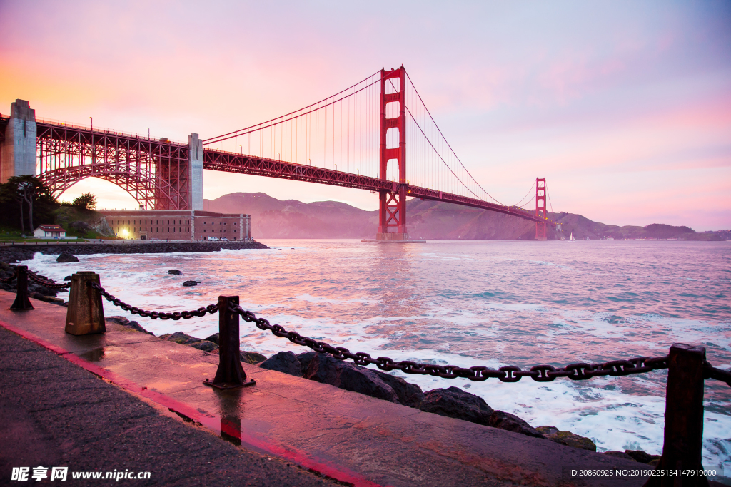 美丽的大桥景色图片