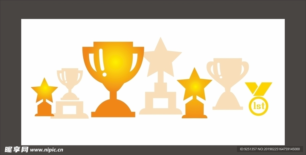 奖杯 奖牌 奖励 金属奖杯