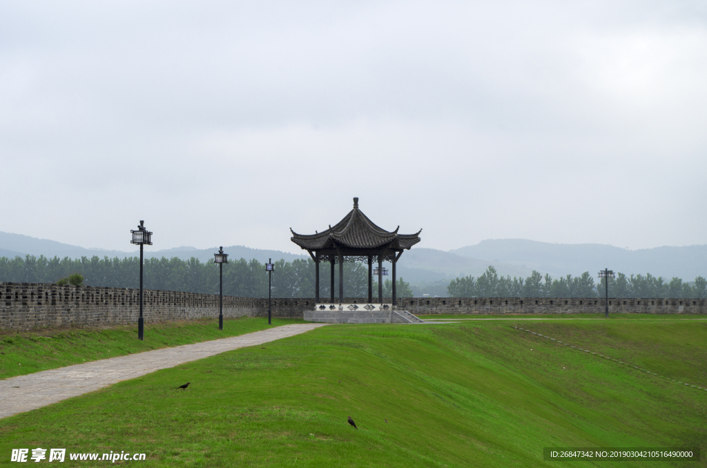 寿县 古城 城台 角楼 亭子