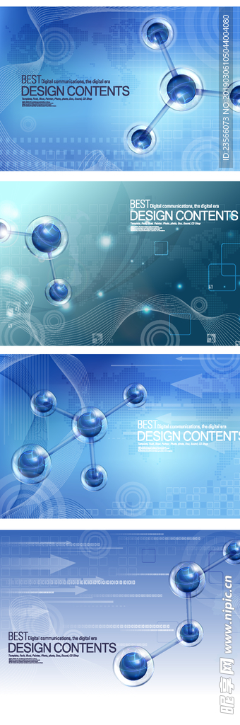 现代电子商务网络图标插画设计