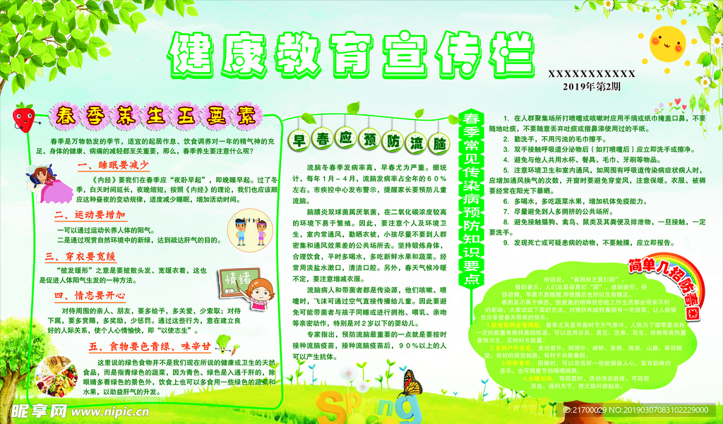 健康教育宣传栏