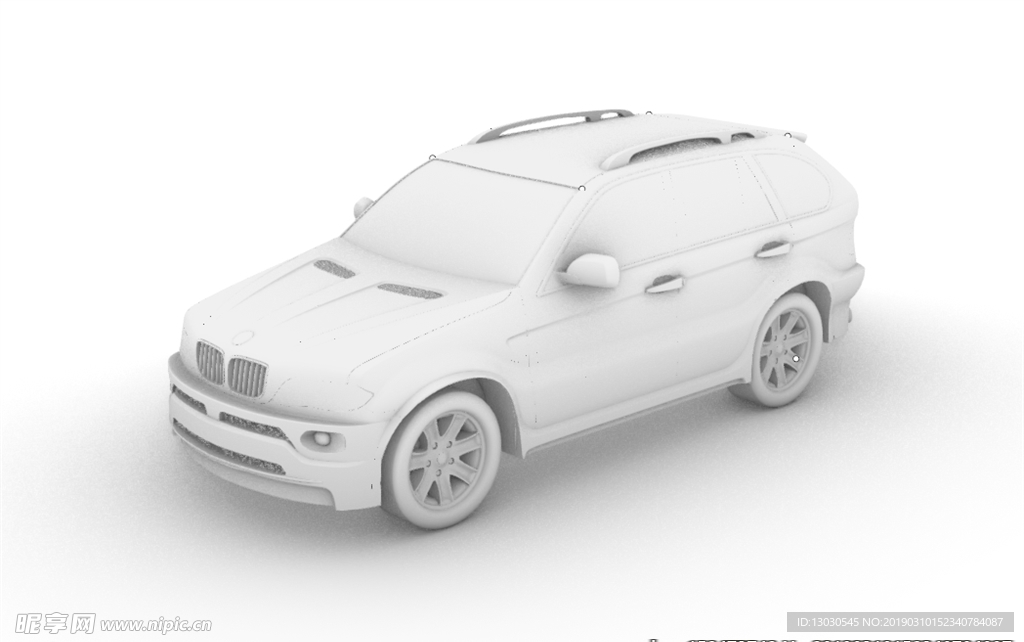 宝马X5犀牛建模