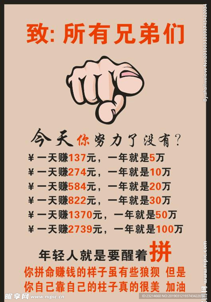 致所有兄弟们   致辞  励志