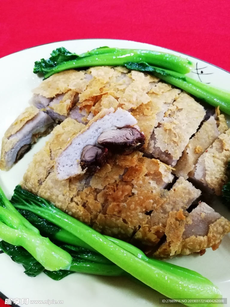 脆皮烧鹅荔浦芋