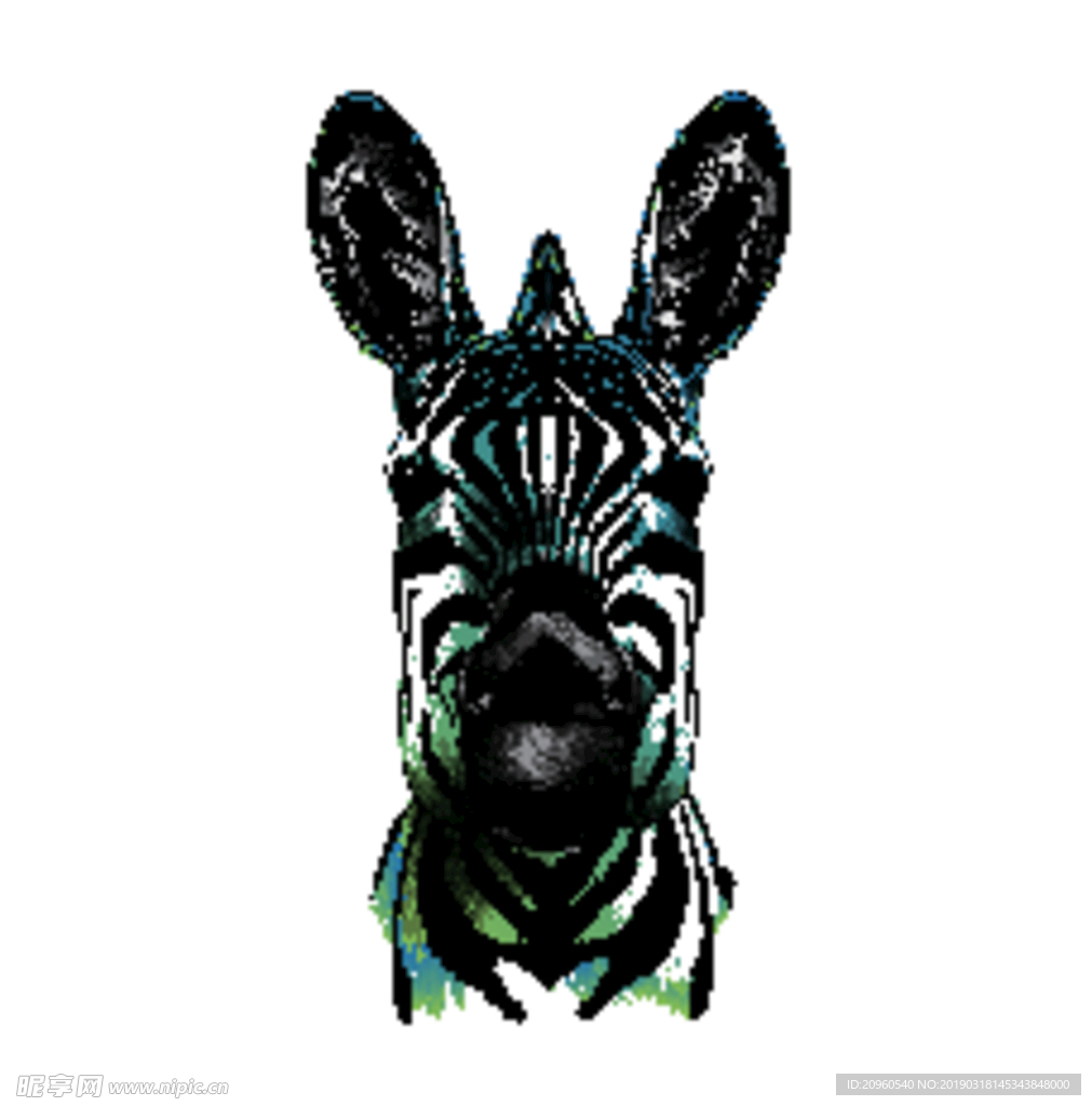 斑马家居装饰图