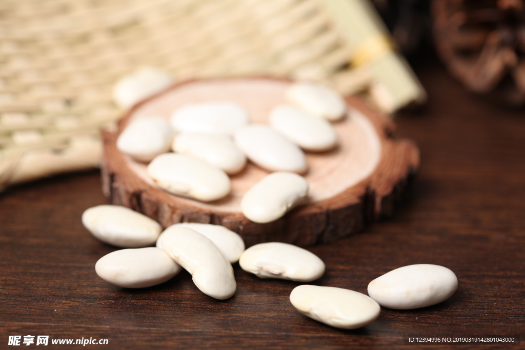 白豌豆杂粮摄影细节图片