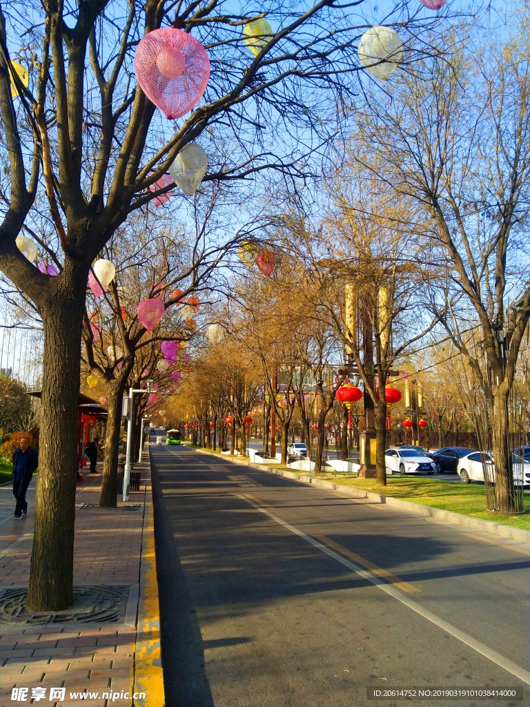 整洁的城市街道