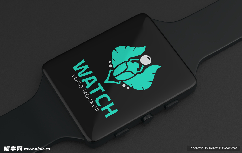 时尚logo展示样机