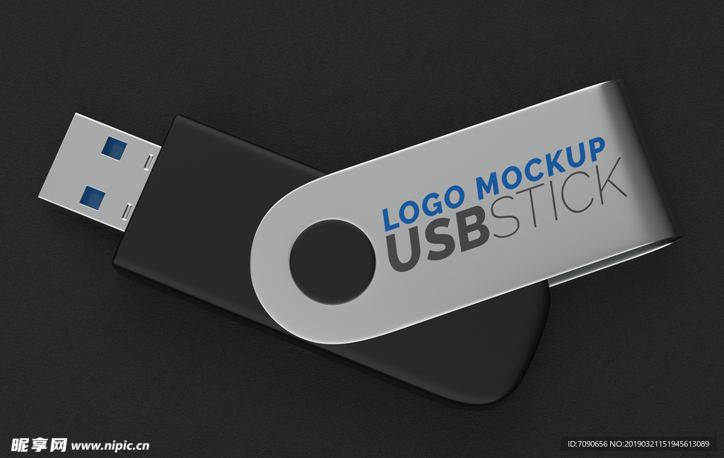 时尚logo展示样机