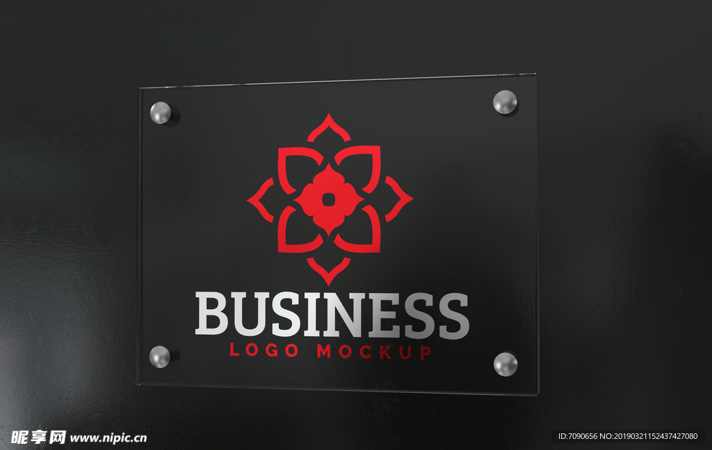 时尚logo展示样机