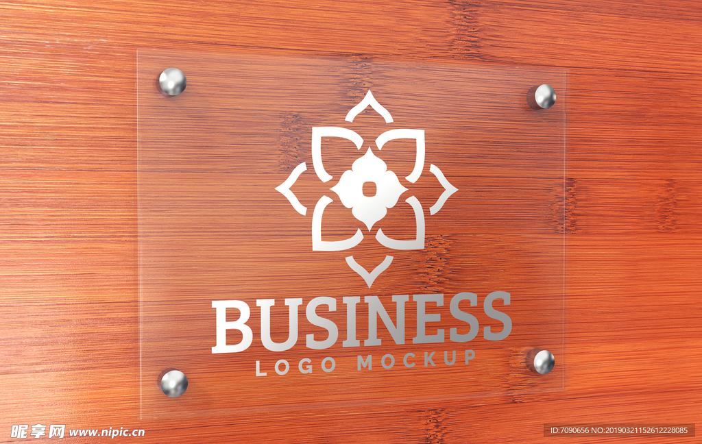 时尚logo展示样机