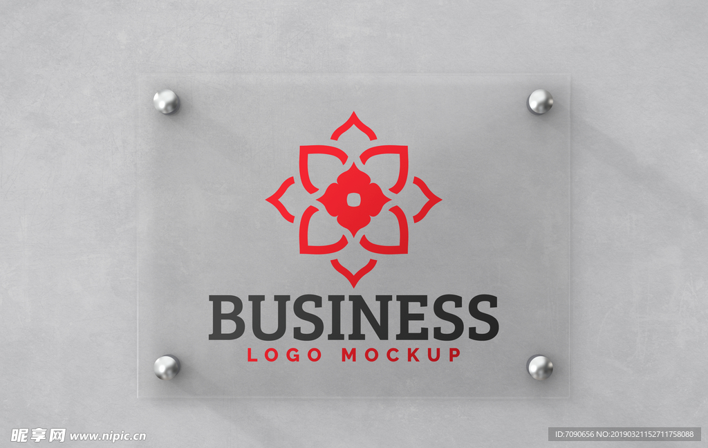 时尚logo展示样机