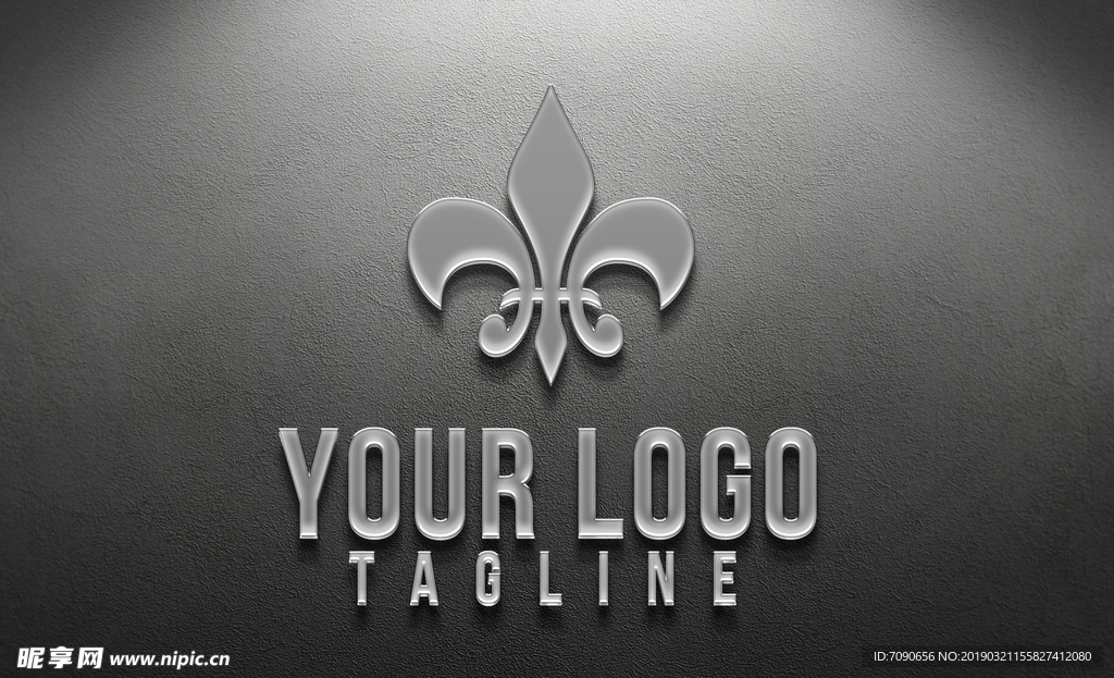 时尚logo展示样机