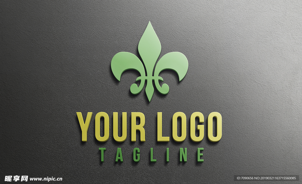 时尚logo展示样机