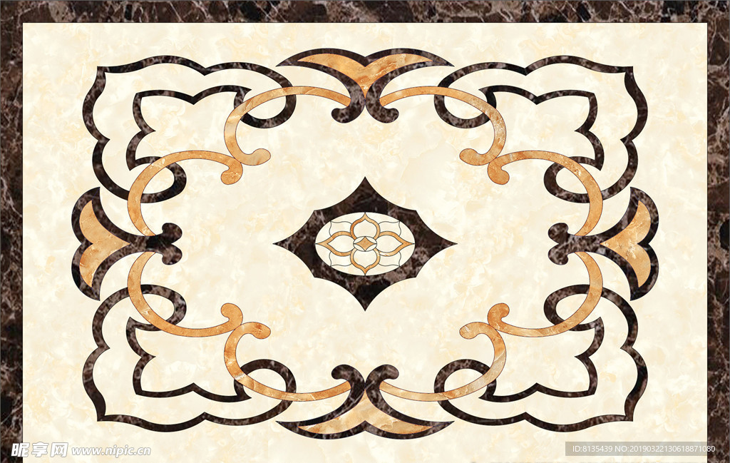 高温烧简约欧式大理石纹地砖瓷砖