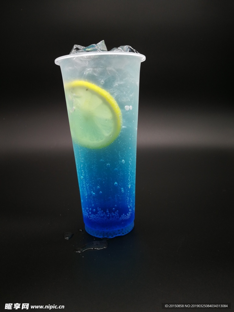 蓝柑苏打水 蓝柑柠檬 气泡水