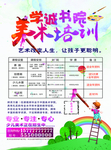 美术宣传单 美术培训 宣传单