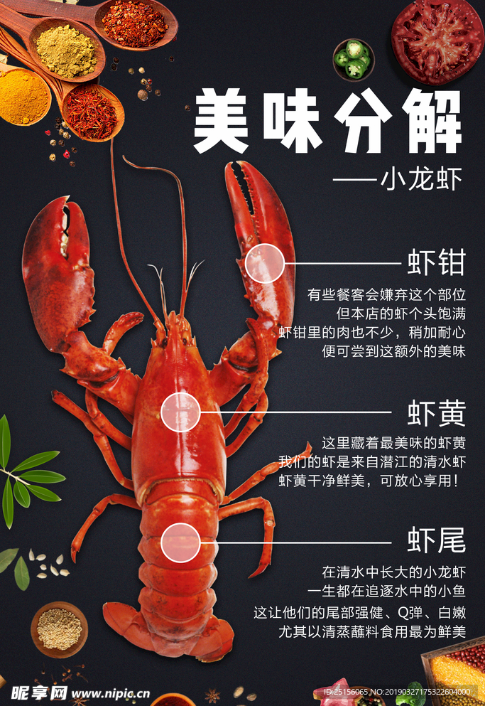 小龙虾美味分解