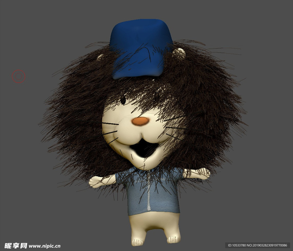 zbrush格式小狮子