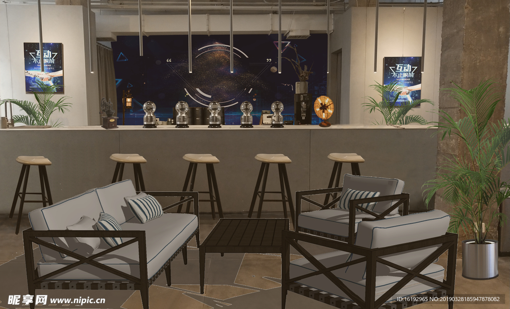 酒吧布景效果图