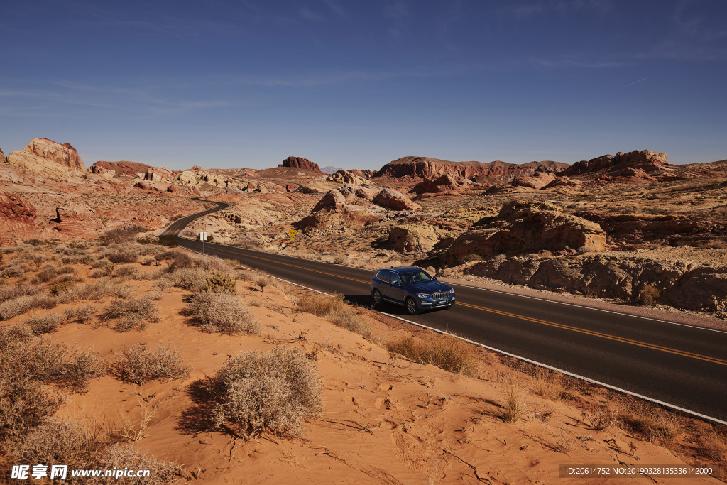壮丽的荒漠风景