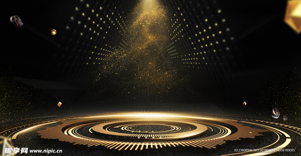 51狂欢节黑金电商背景