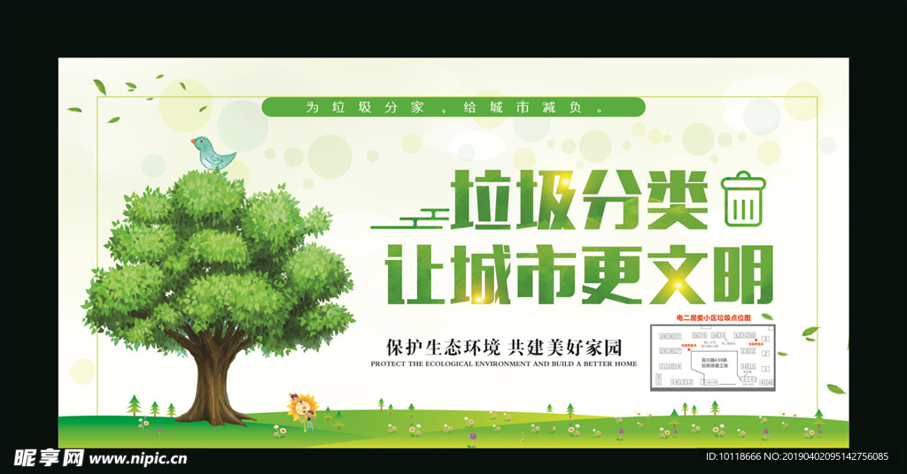 垃圾分类宣传栏