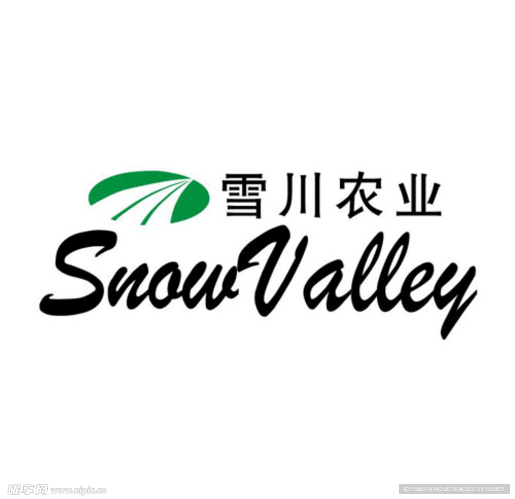 雪川农业标准logo