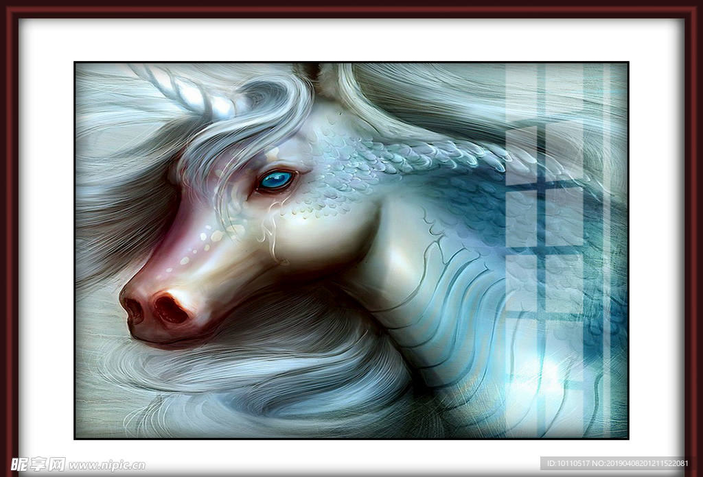 彩虹独角兽 独角小白马 五角星