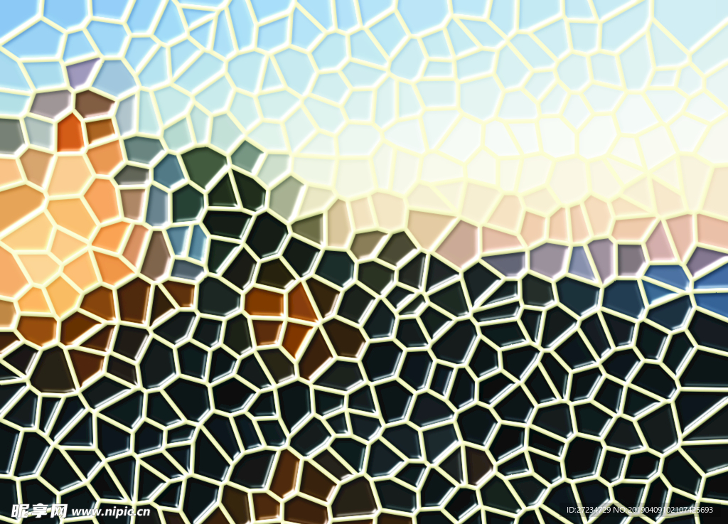 裂纹封面封底三维图