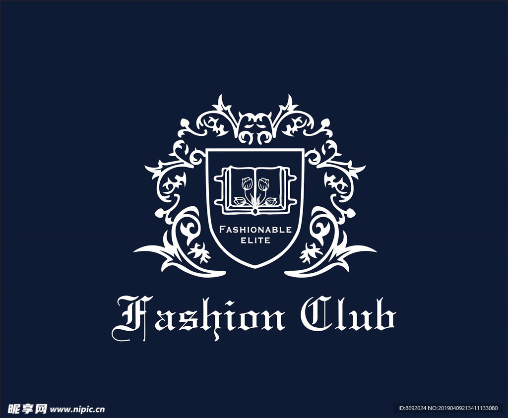 欧式学院校徽图案