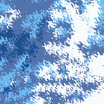 蓝白迷彩矢量图