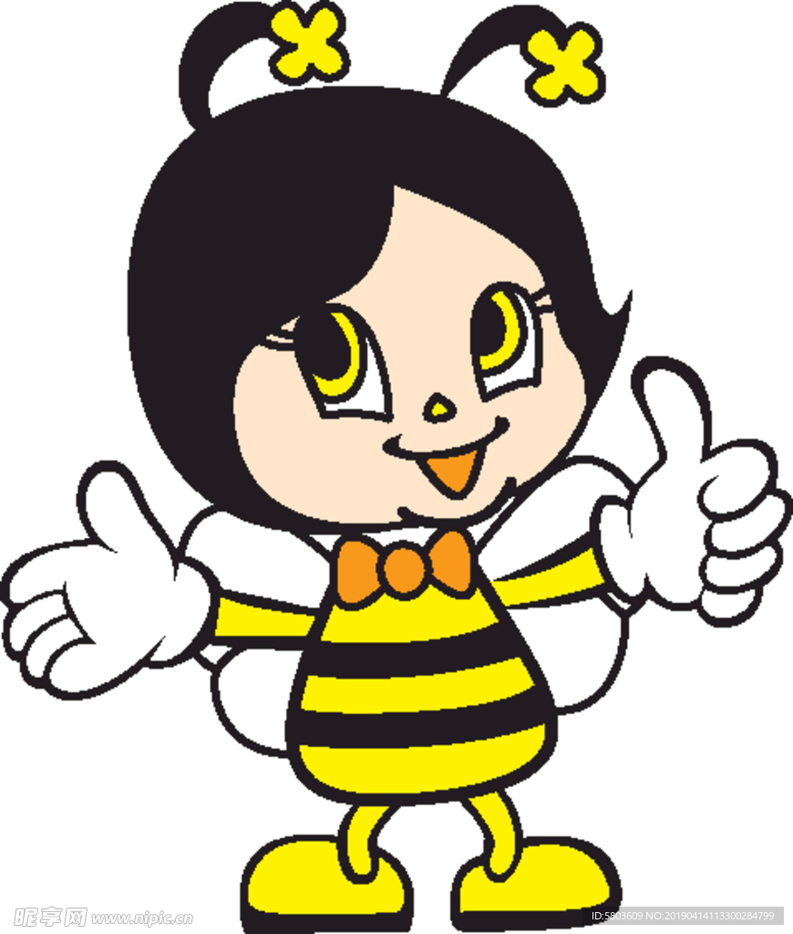 卡通蜜蜂