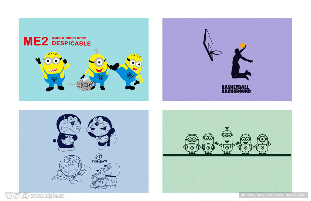 硅藻泥儿童房矢量图