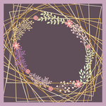 方巾 丝巾 女装图案 数码印花