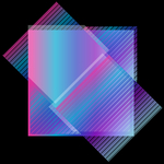 炫彩渐变竖条纹背景花纹底纹素材