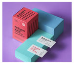 渲染模型的几个盒子和名片 样机