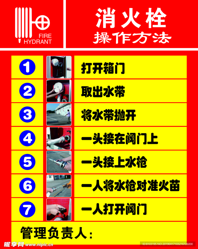 消火栓操作方法