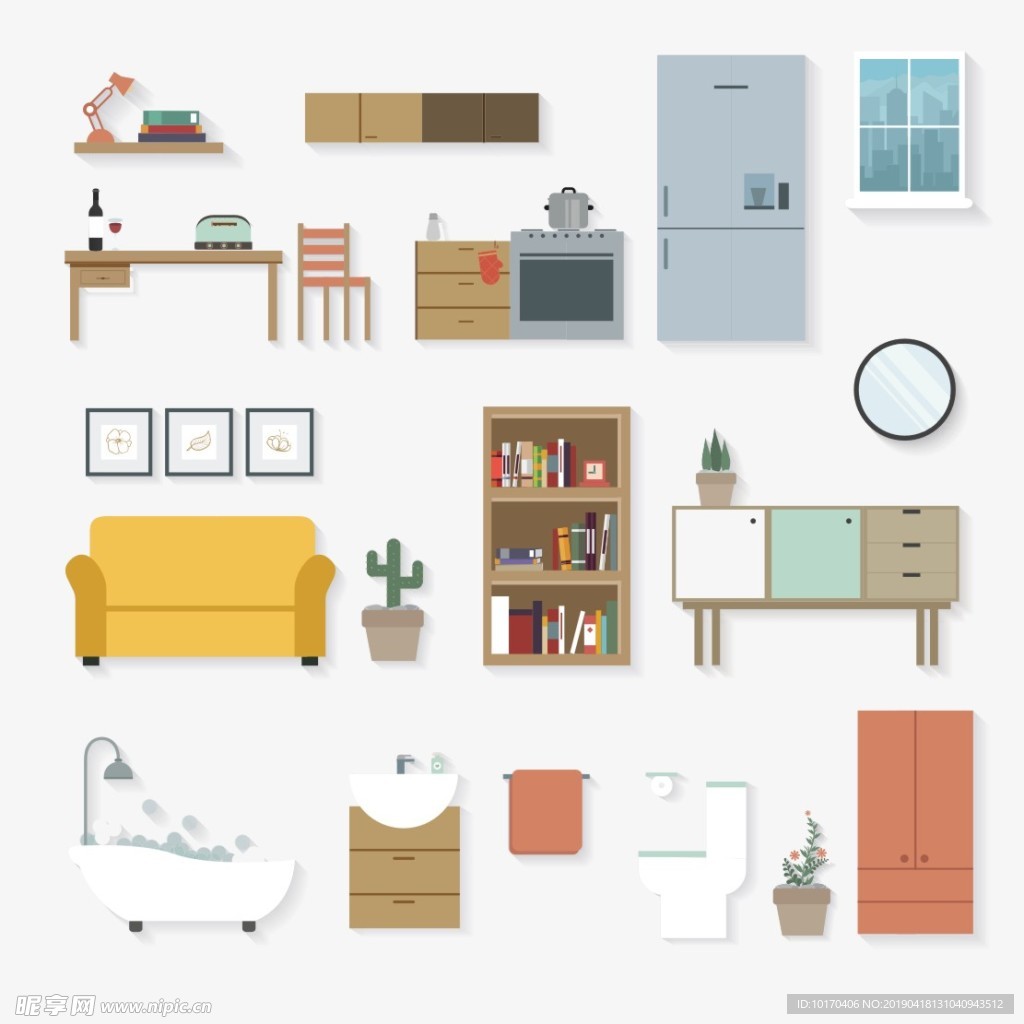 家具  沙发  桌子  书柜