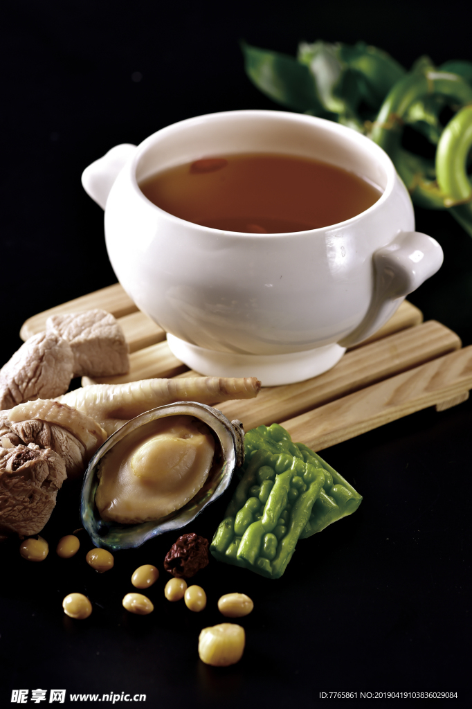 黄豆凉瓜炖大连鲍