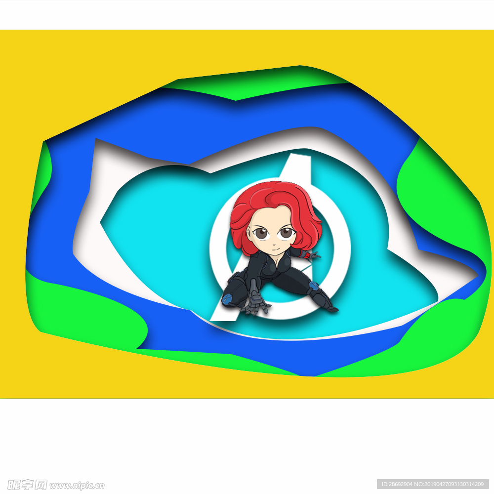 复仇者联盟卡纸