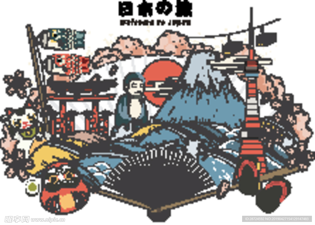 日本的旅鲤鱼旗