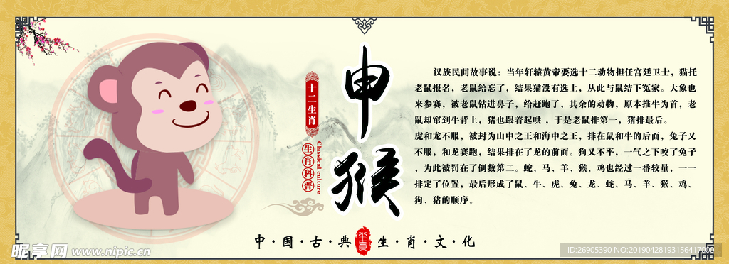 十二生肖 传统文化 老鼠 卡通