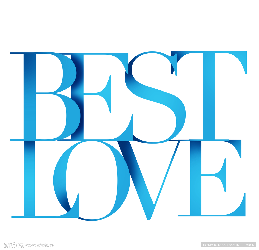 BESTLOVE艺术字