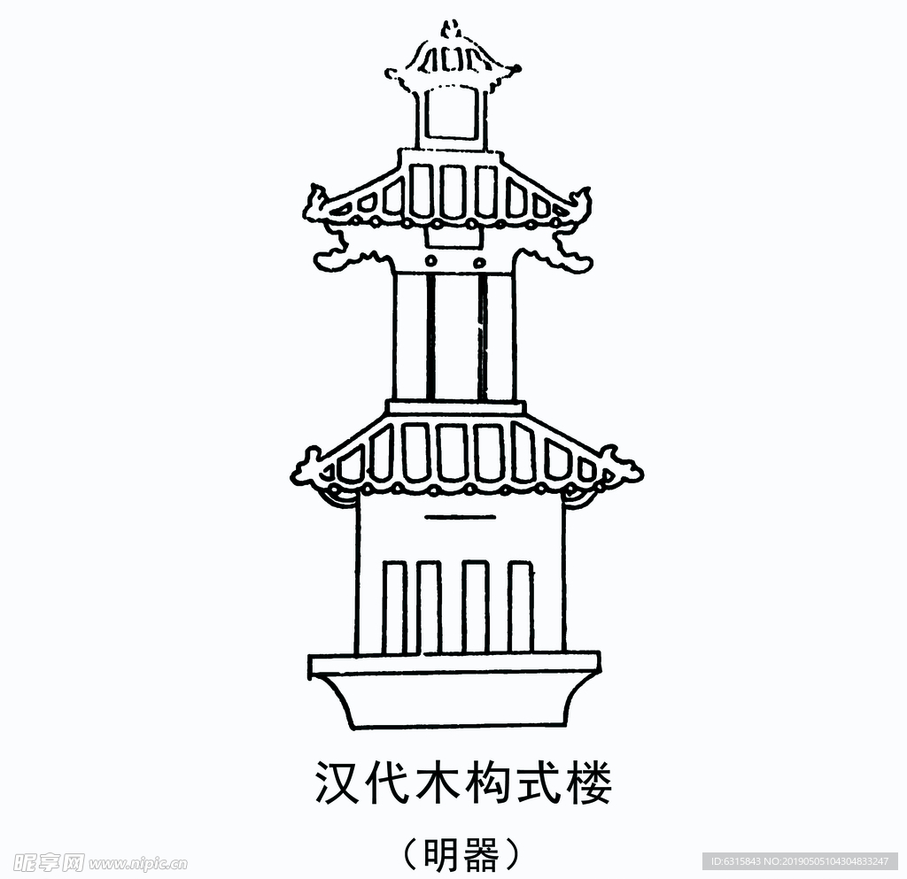 汉代木构式楼（明器）