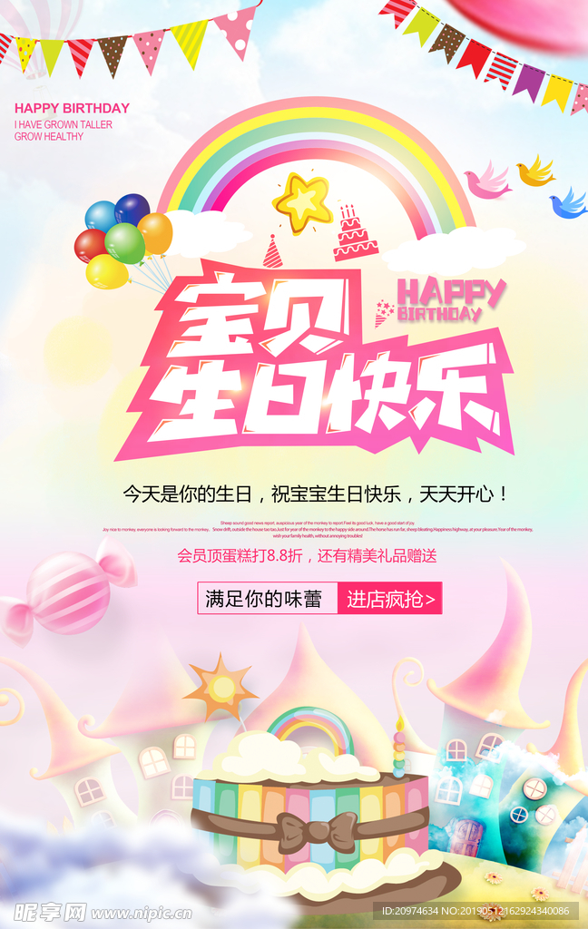 生日 生日快乐 生日快乐贺卡