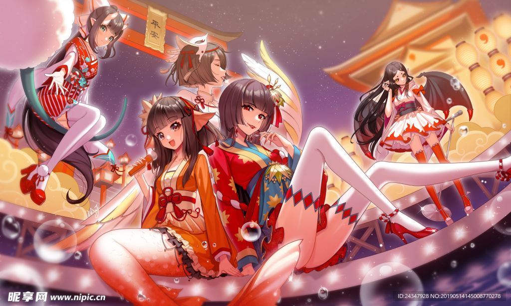 二次元 海报 美女 动漫 游戏