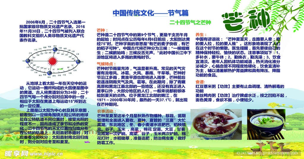 二十四节气 芒种