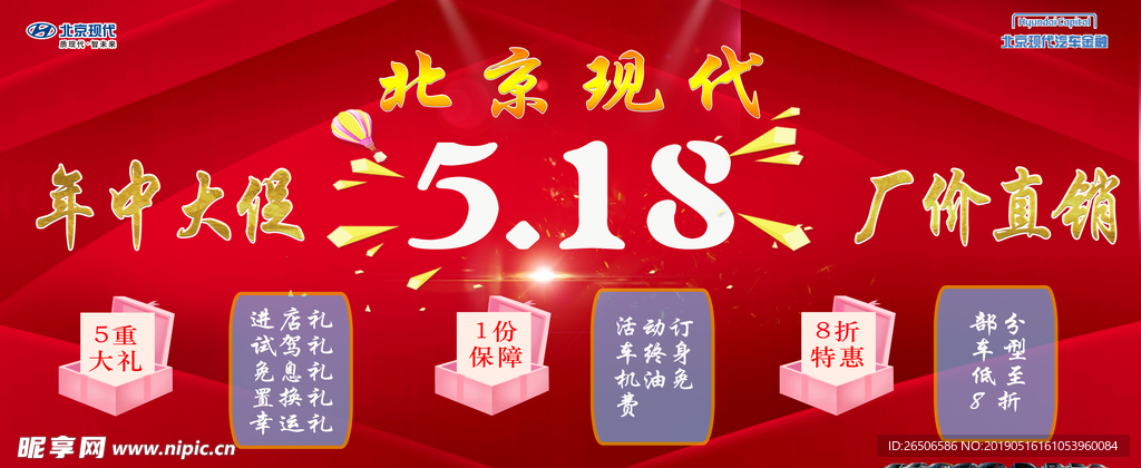 北京现代518活动背景